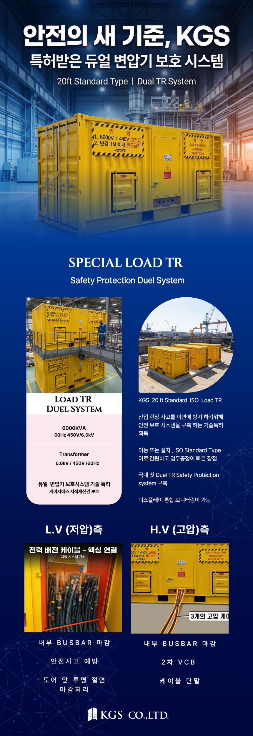 LOAD TR 듀얼 변압기 보호 시스템 상세